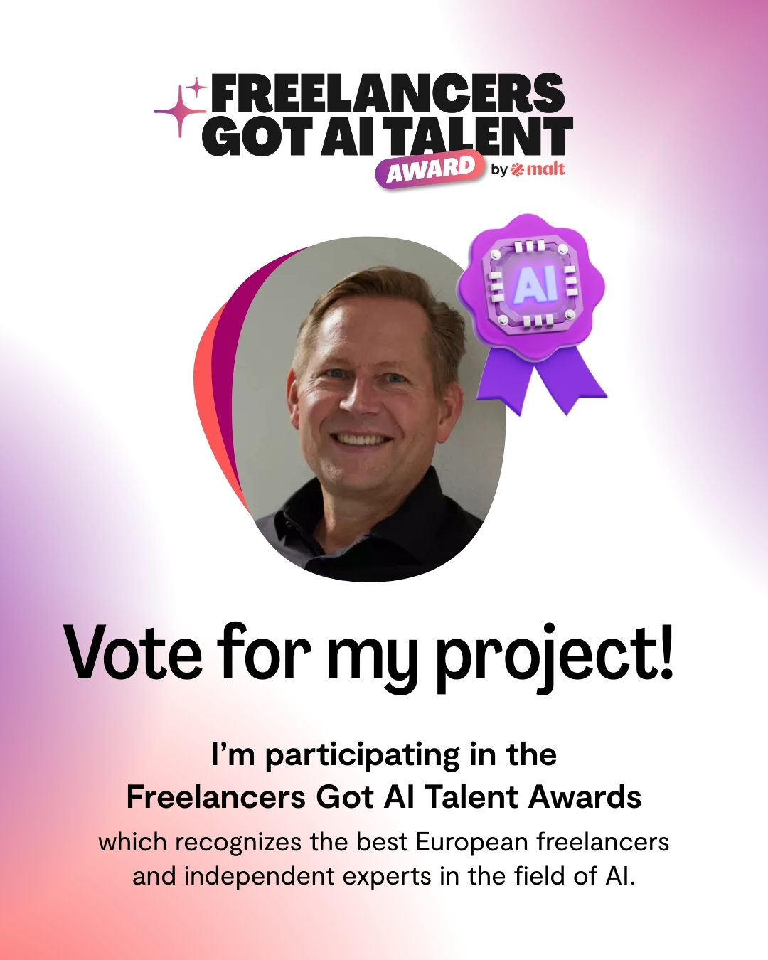 Peer Wiesner — Freelancers Got AI Talent Award Nominee